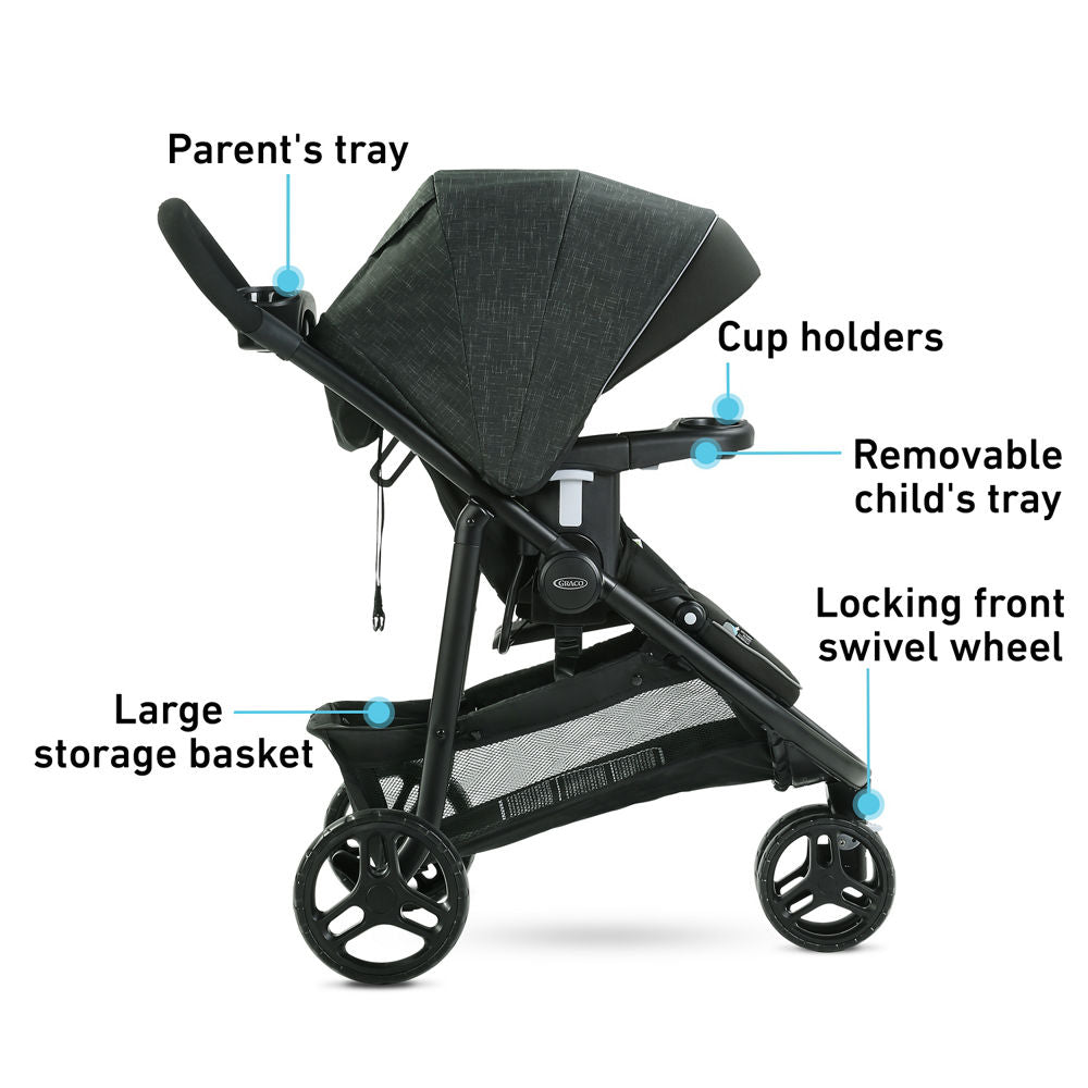 Modes™ 3 Lite DLX Travel System with SnugRide® 35 Lite LX Infant Car Seat