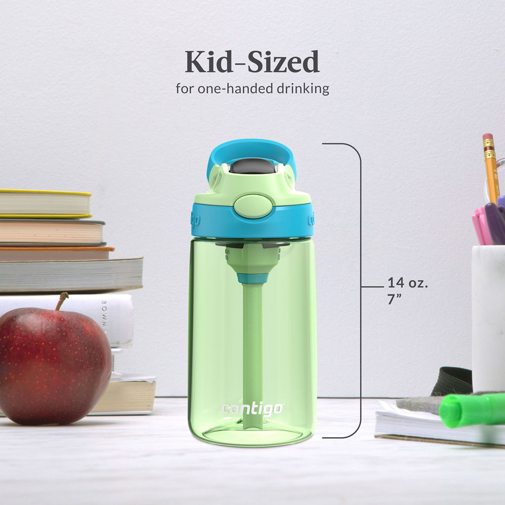 Contigo® Kids Water Bottle with Redesigned AUTOSPOUT® Straw, 14 oz